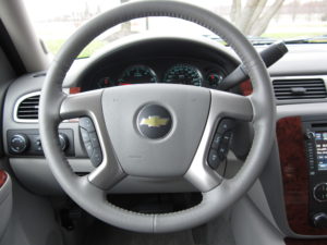 Heated steering wheel in the Chevy Suburban