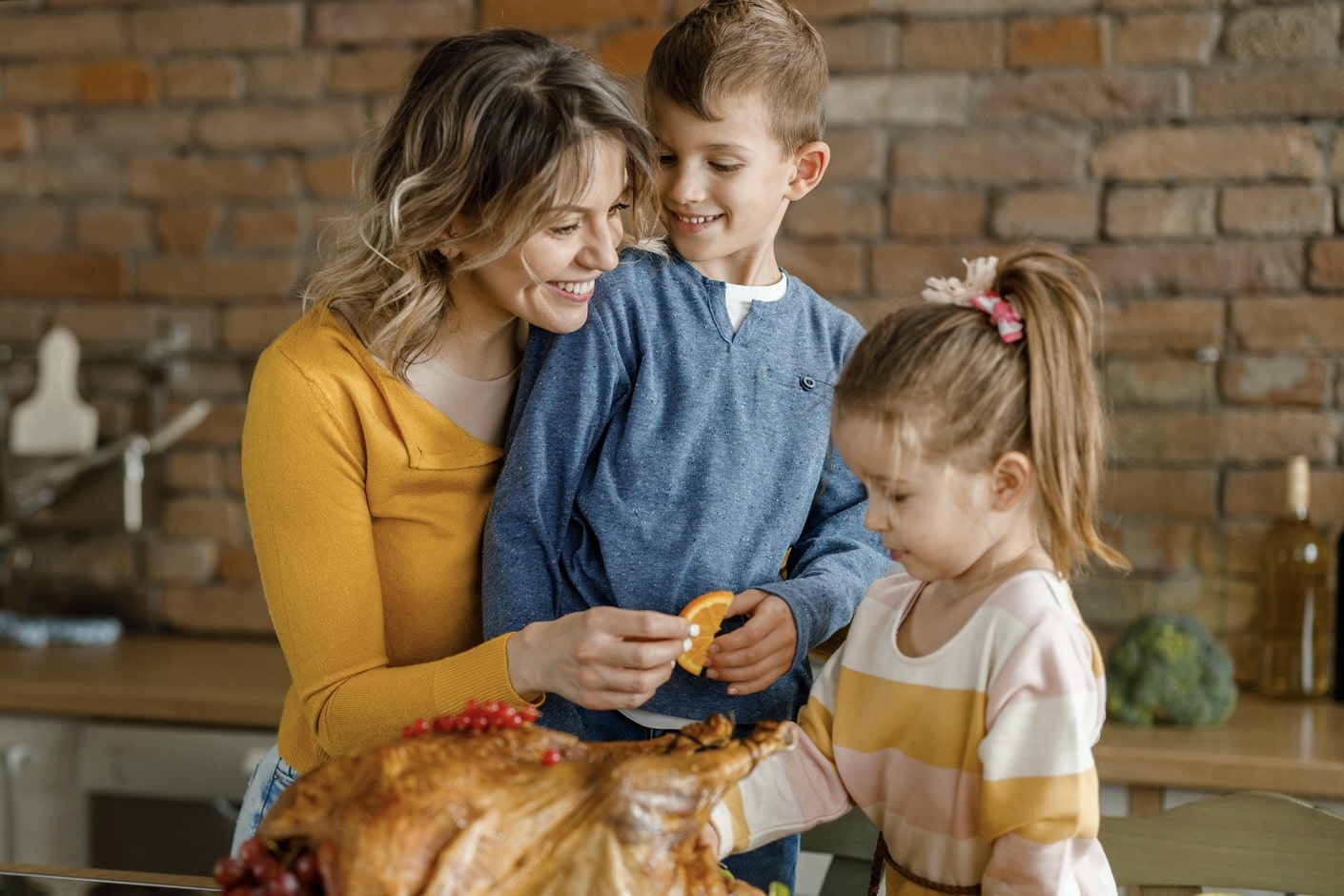 Family at Thanksgiving